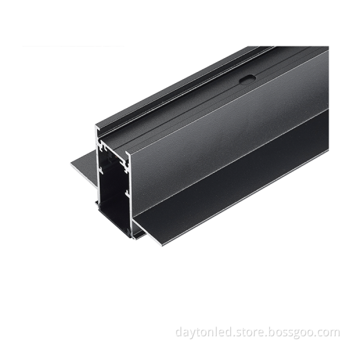 48V Recessed Pendant Magnetic Track Rail System with Internal Magnetic Driver